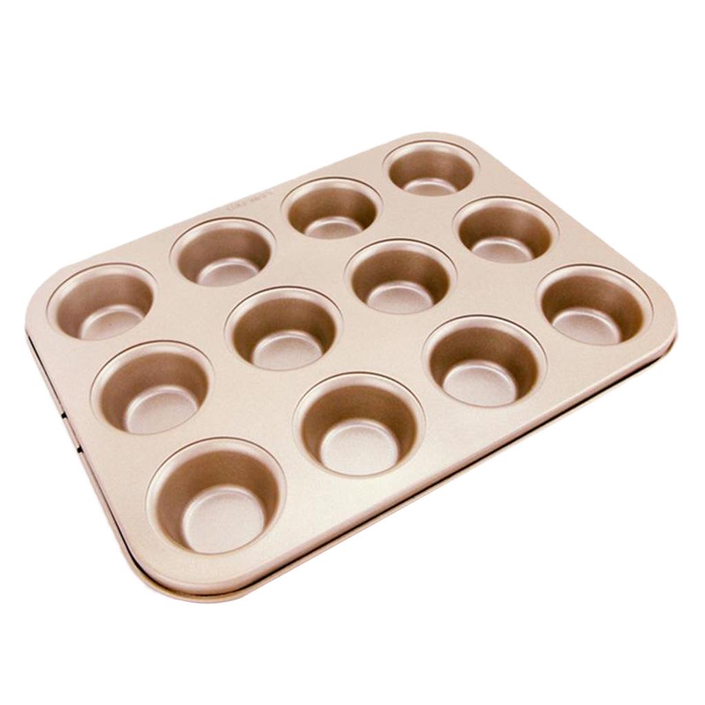 Carbon Steel Cake Baking Mold Tray Chocolate Bread Muffin Pan