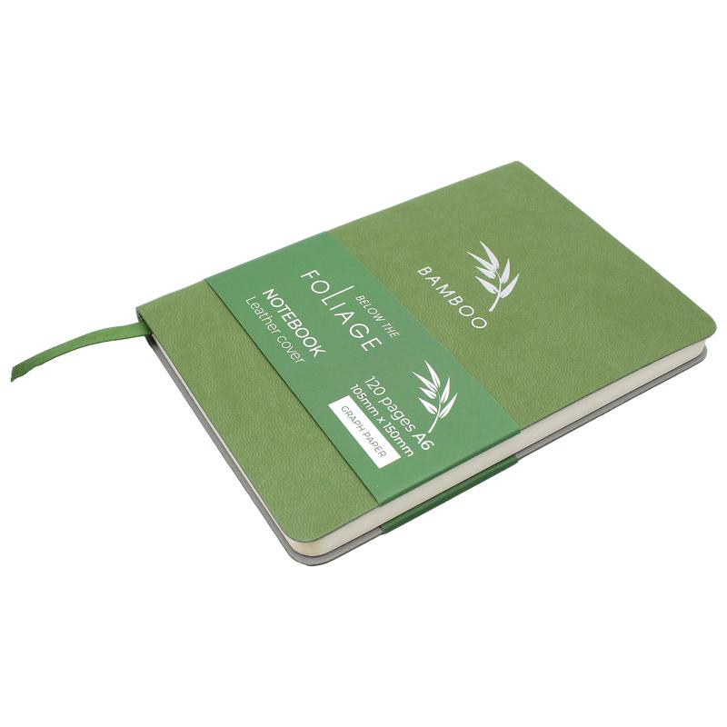 Sổ Bìa Da A6 - Caro - 120 Trang 100gsm - The Sun - Bamboo