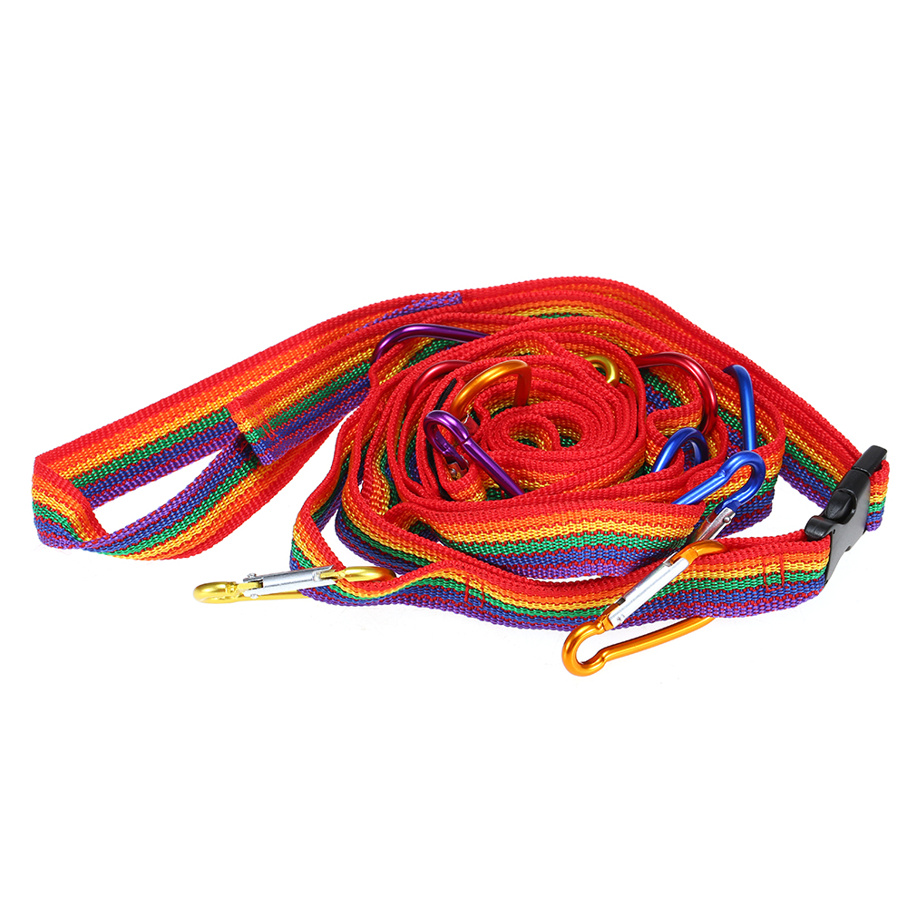 Dây Dự Trữ Với 13 Móc Khóa Carabiner Cắm Trại Đi Bộ Đường Dài