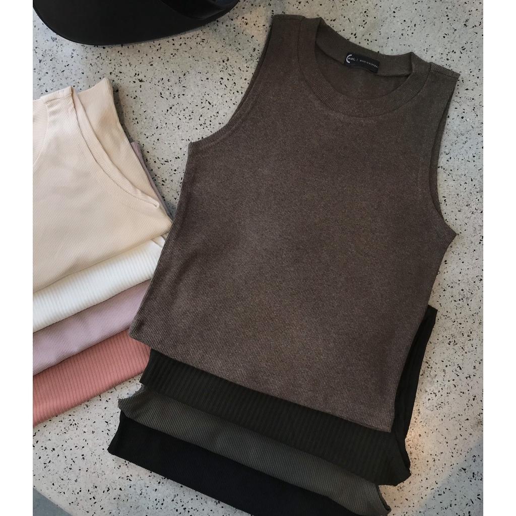 CieL tank top- ĐEN áo ba lỗ nữ