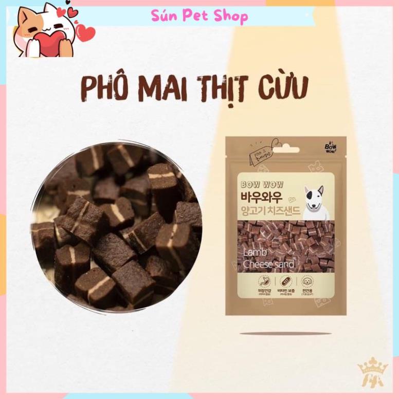 Phomai thịt cừu Bowwow - Phô mai cho chó mèo, giàu protein và canxi, chăm sóc xương khớp