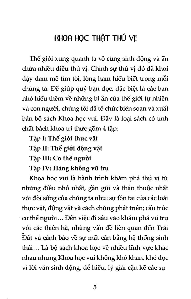 Khoa Học Vui - Thế Giới Thực Vật