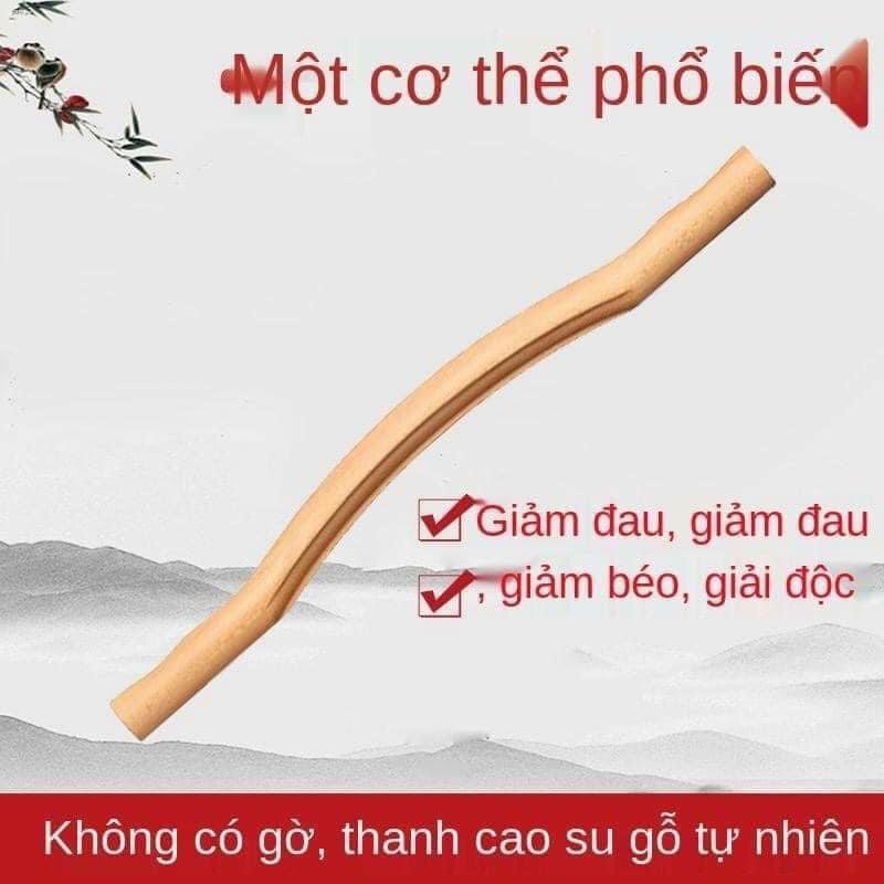 Gậy gỗ đả thông kinh lạc, gậy gỗ giảm béo( bộ 4 cây)