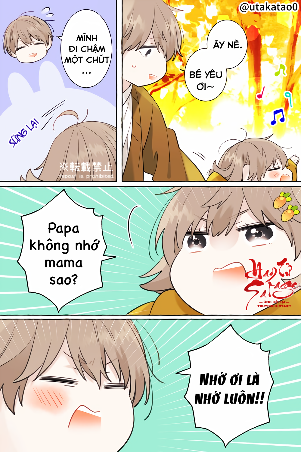 papa khi đi làm và khi ở nhà chapter 38 3