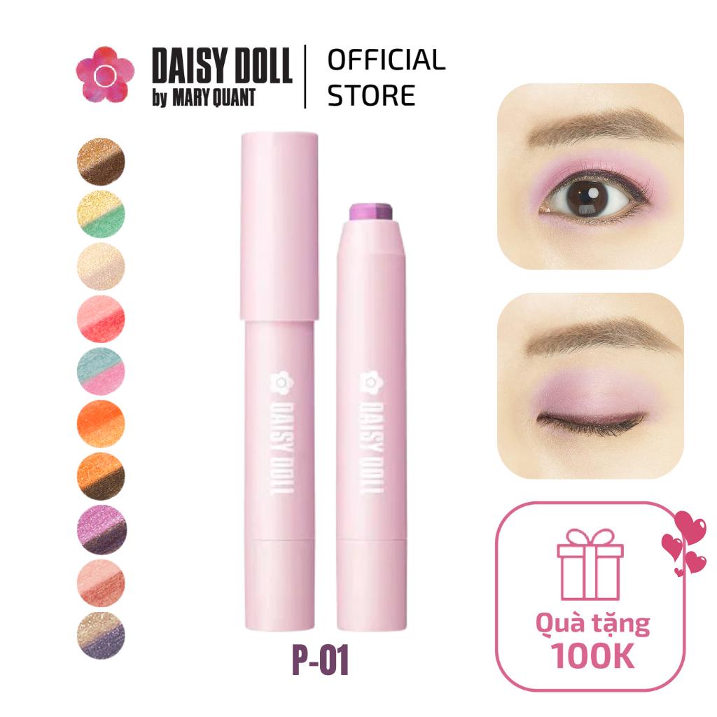 Phấn Mắt 2 Màu Daisy Doll By Mary Quant Nhật Bản Dạng Thỏi Nhanh Gọn, Tiện Lợi, Bền Màu, Không Trôi P-01 Dusty Purple