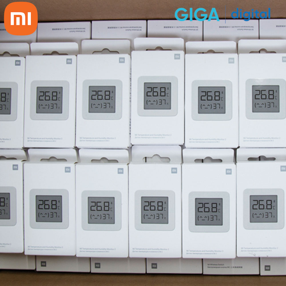 Nhiệt ẩm kế Xiaomi Mijia gen 2 (Mi Temperature and Humidity Monitor 2) - NUN4126GL - Bluetooth - Hàng Chính hãng