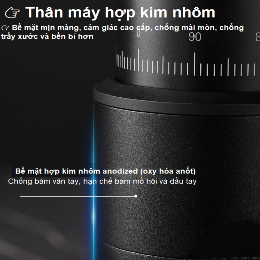 Máy xay hạt cà phê Espresso cầm tay, dùng pin thương hiệu Mỹ cao cấp HiBREW G5 MINI - Hàng chính hãng