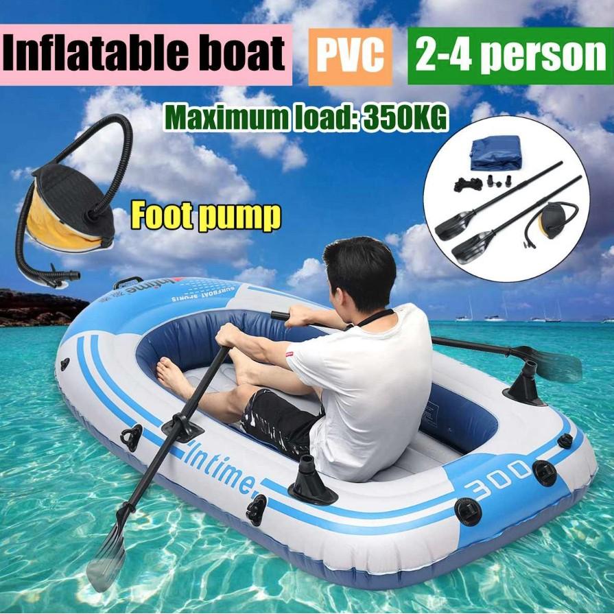 Thuyền Hơi Dã Ngoại 3 Người Plastic Boats 231x130cm