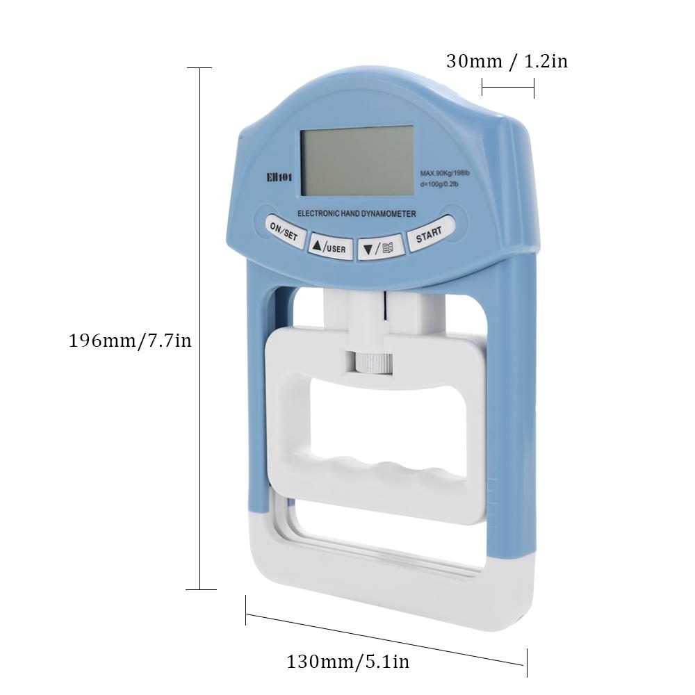 Digital LCD Electronic Dynamometer Hand Grip Power Measurement Tool Body Building Gym Exercises Mucle Gripper Strength