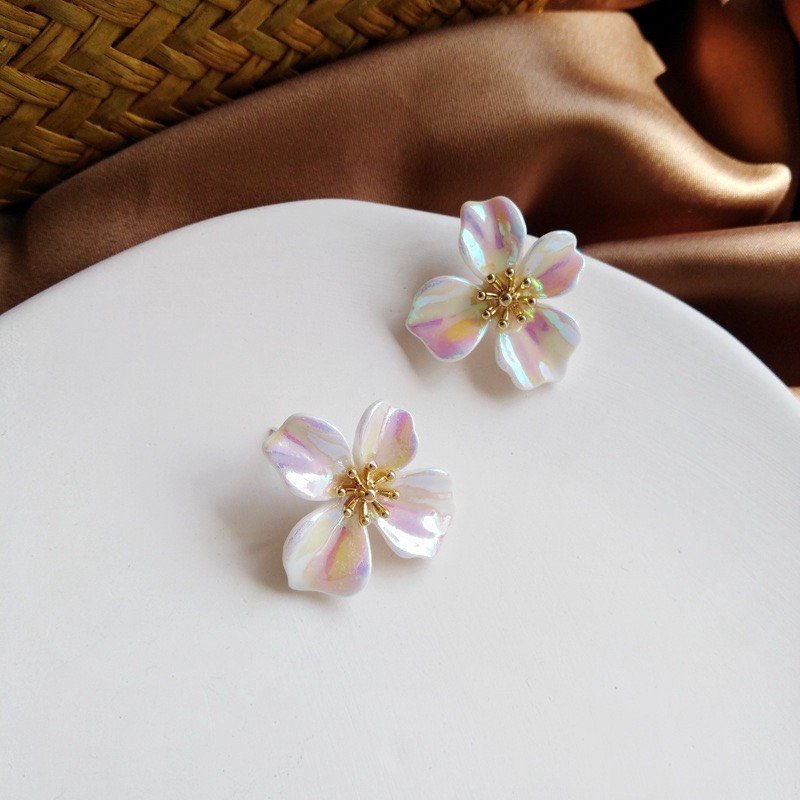 Bông Tai Nữ Hình Hoa Phong Cách Hàn Quốc BellaDonna 10