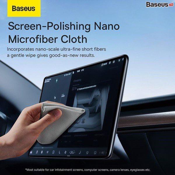 Khăn Lau Siêu Mềm Chuyên Dụng Cho Xe Hơi Baseus Auto-care Handy Screen Cleaning Towel