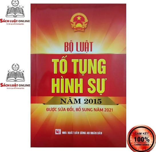 Sách - Bộ luật tố tụng hình sự năm 2015 được SĐ, BS năm 2021