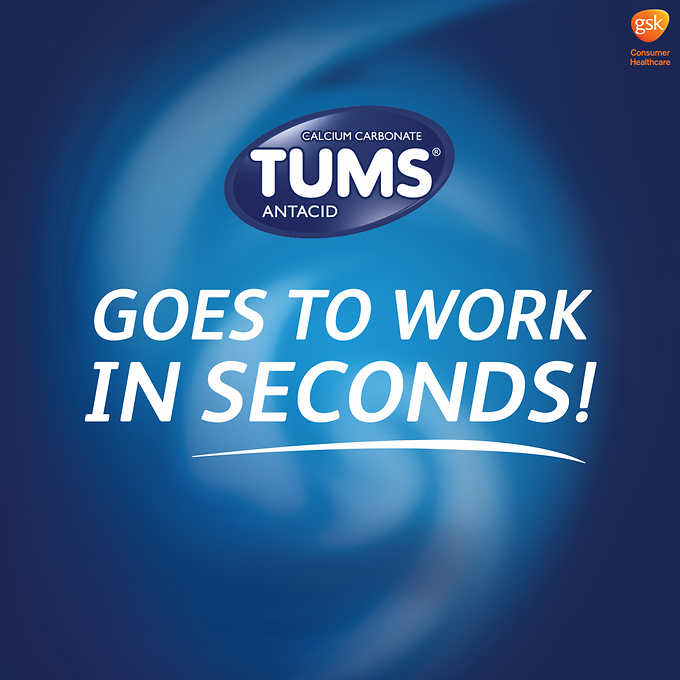 Thực phẩm bổ sung TUMS Antacid Assorted Berries 265 viên nhập Mỹ