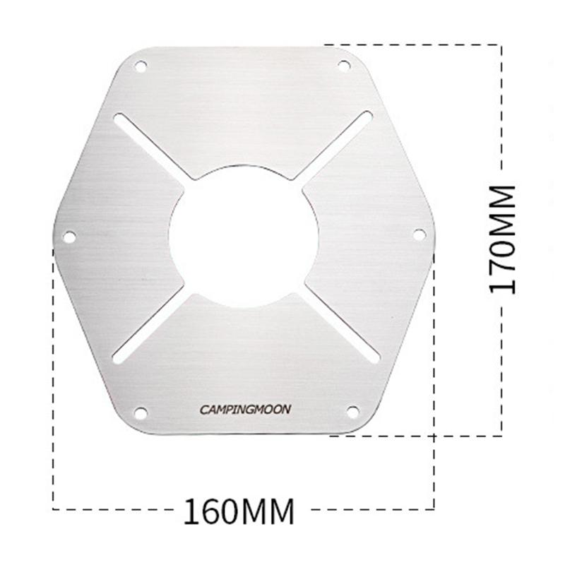 Tấm Cách Nhiệt Bếp Ga Bằng Thép Không Gỉ Campingmoon