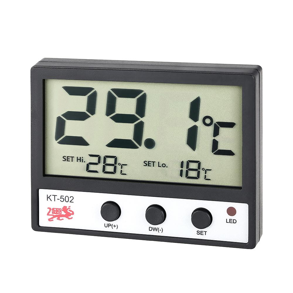 Máy đo nhiệt độ bể cá kỹ thuật số với màn hình LCD lớn