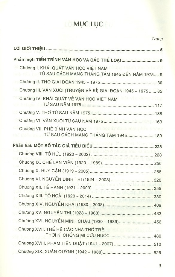 Văn Học Việt Nam Từ Sau Cách Mạng Tháng Tám 1945