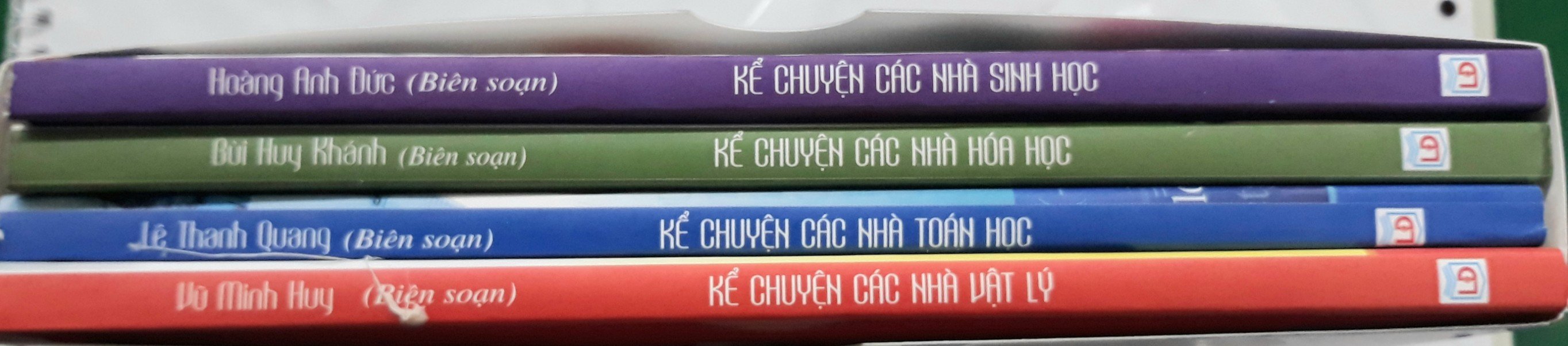 Hộp quà tri thức - Kể chuyện các nhà Bác Học ( Bộ 4 cuốn sách)