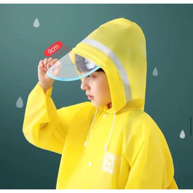 Áo mưa trẻ em cao cấp cho bé trai bé gái, chất liệu EVA an toàn, đủ size đủ màu