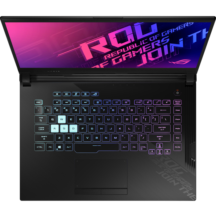 Laptop Asus ROG Strix G15 G512L-UHN145T (Core i7-10750H/ 8GB DDR4 3200MHz/ 512GB SSD PCIE G3X4/ GTX 1660Ti 6GB GDDR6/ 15.6 FHD IPS, 144Hz/ Win10) - Hàng Chính Hãng