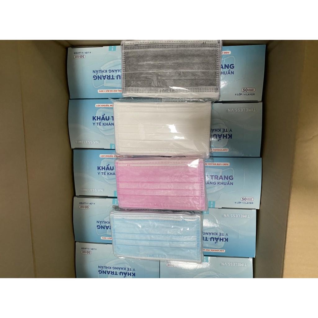 Khẩu Trang Y Tế Kháng Khuẩn 4 lớp - Đủ màu