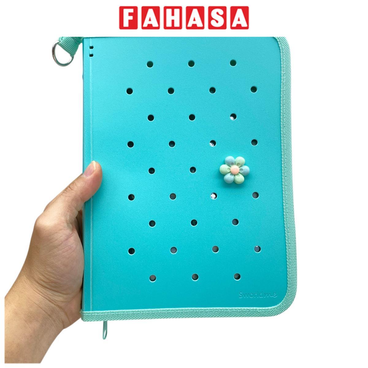 Sổ Tay Sưu Tập A5 - Kèm Charm Kéo Khóa - Sworld BC4222-BU - Blue