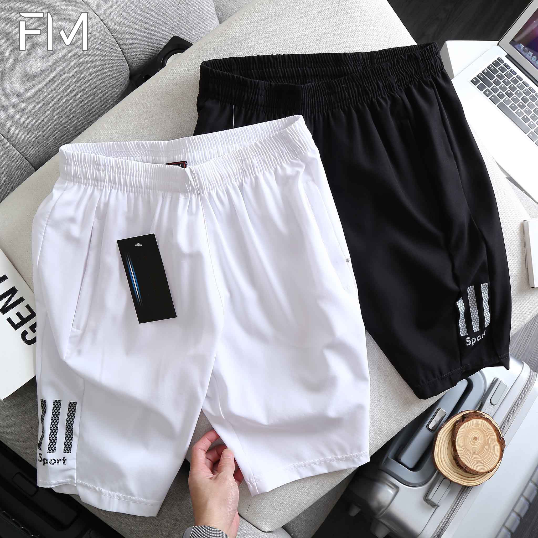 Quần short nam thể thao ba sọc cao cấp thoải mái, năng động, trẻ trung – FORMEN SHOP – FMPS153