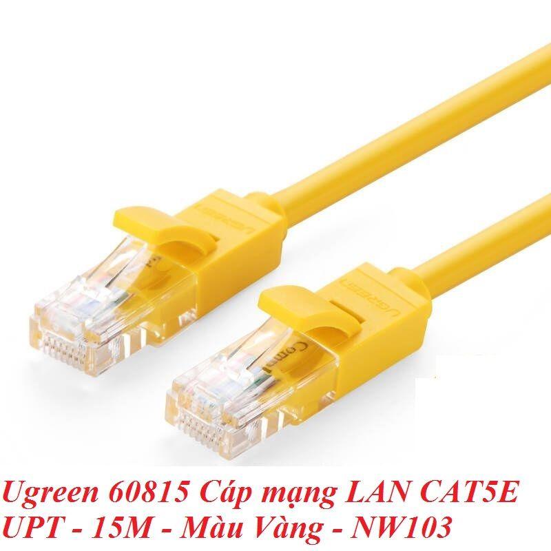 Ugreen UG60815NW103TK 15M màu Vàng Cáp mạng LAN CAT5E UTP - HÀNG CHÍNH HÃNG