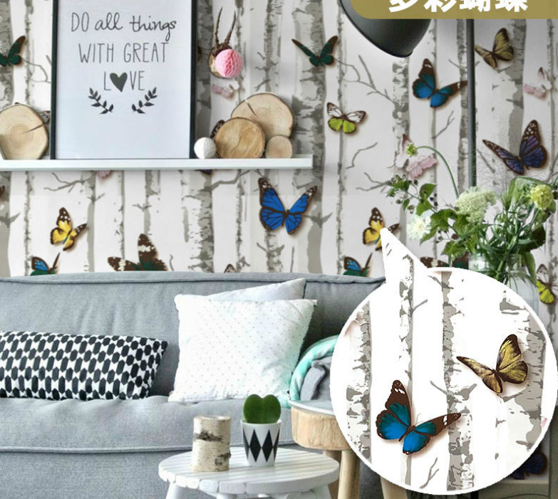 GIẤY DÁN TƯỜNG KHỔ 45CMX10M BƯƠM BƯỚM