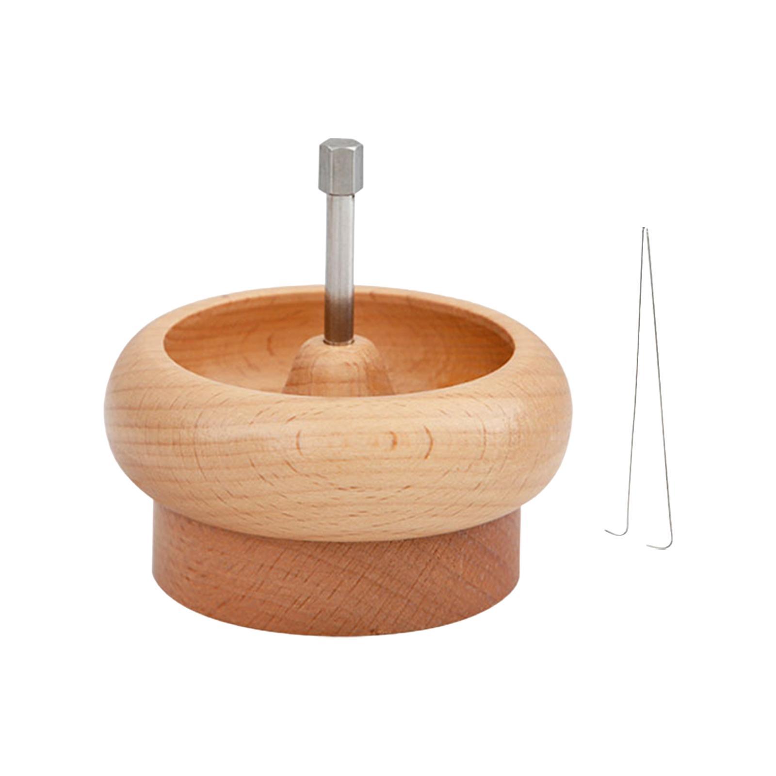 Wooden Bead Beading Bowl for Bracelets DIY Arts Crafts