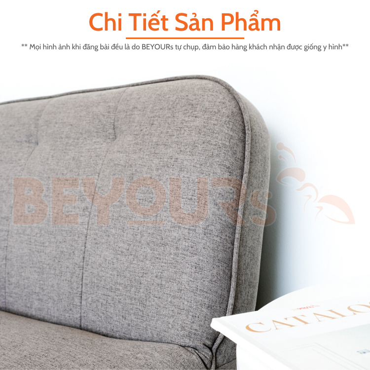 Ghế Sofa Giường Vải Thông Minh BEYOURs Bumbee Sofa Bed Đa Năng Nội Thất Phòng Khách - Xám