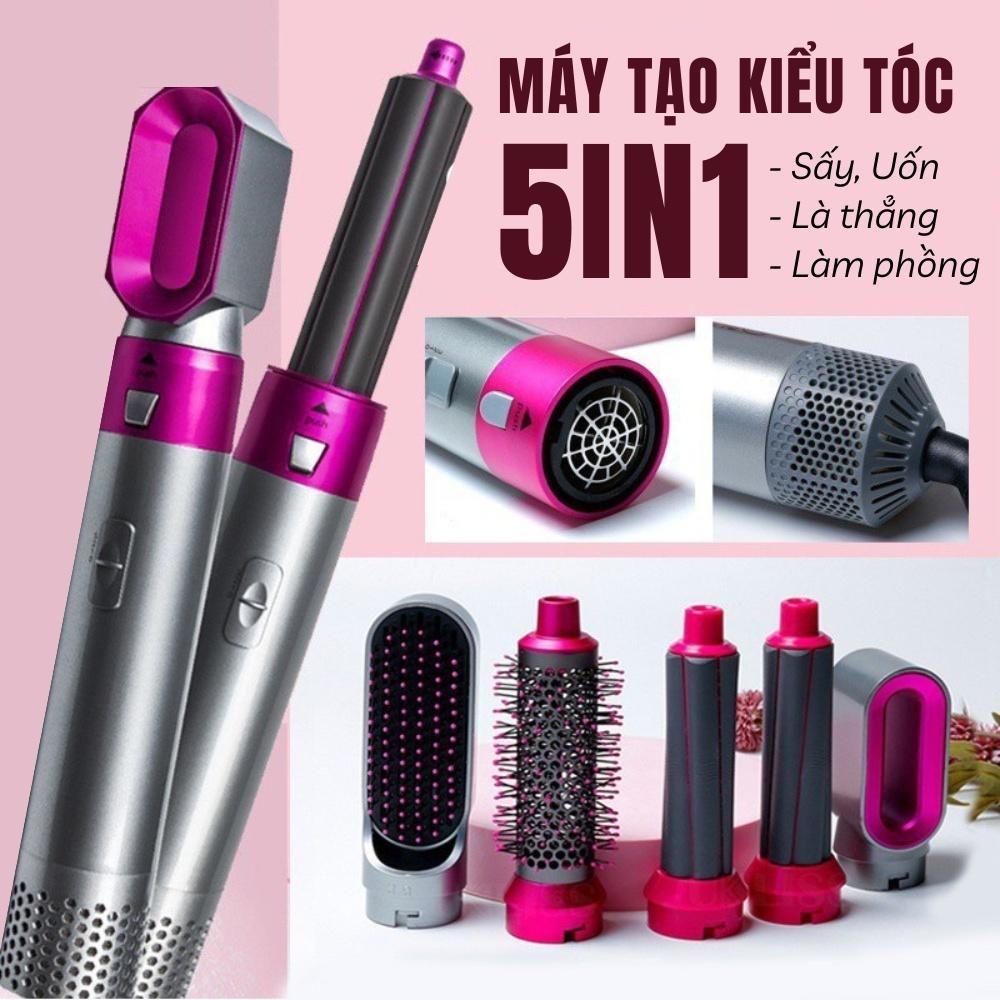 [KoSuyTu] Máy Làm Tóc 5in1 Uốn Xoăn Phồng Sấy - Máy Sấy Uốn Tóc Tạo Kiểu Đa Năng Mini 3 Mức Nhiệt Hàn Quốc Máy Uốn Tóc Nữ