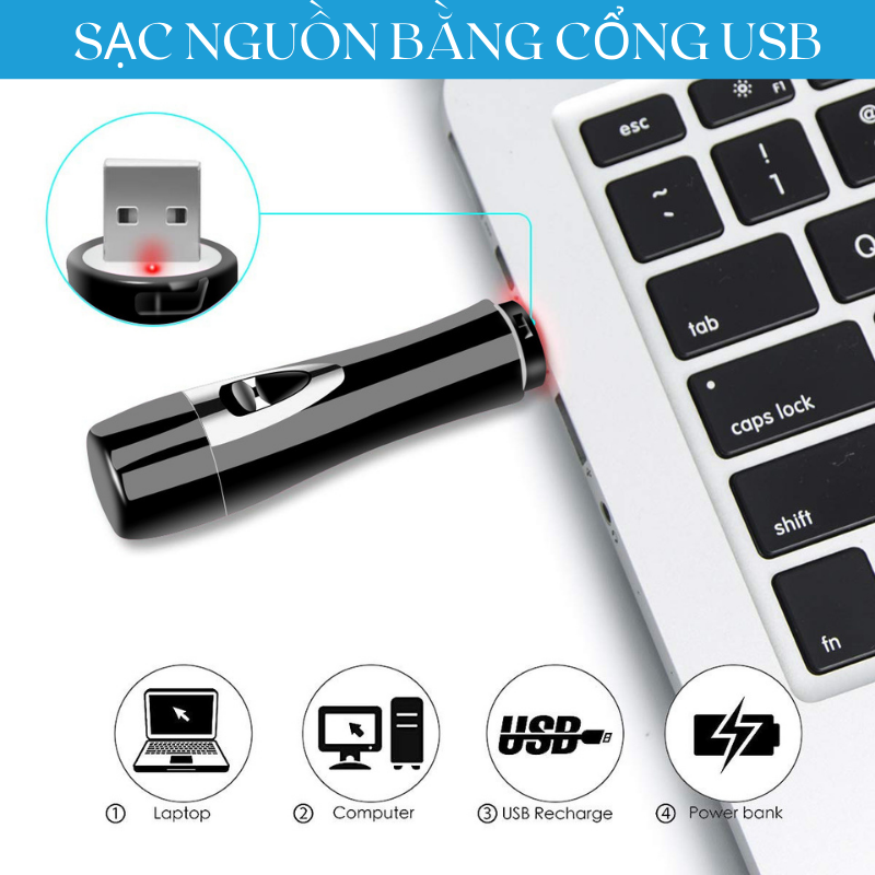 Máy Cạo Râu Mini Cho Nam Bugu XZ-2021 Sạch Sẽ Nhanh Gọn Tiết Kiệm Pin