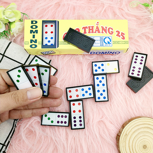 Bộ đồ chơi cờ Domino bằng nhựa