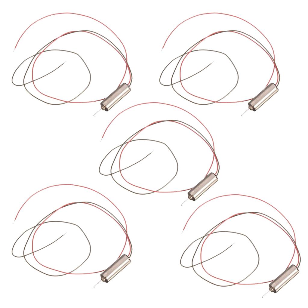 5 4x12mm Micro Coreless Động Cơ Động Cơ Tốc Độ Cao DC 3.7V Xe Máy 60000 VÒNG/PHÚT