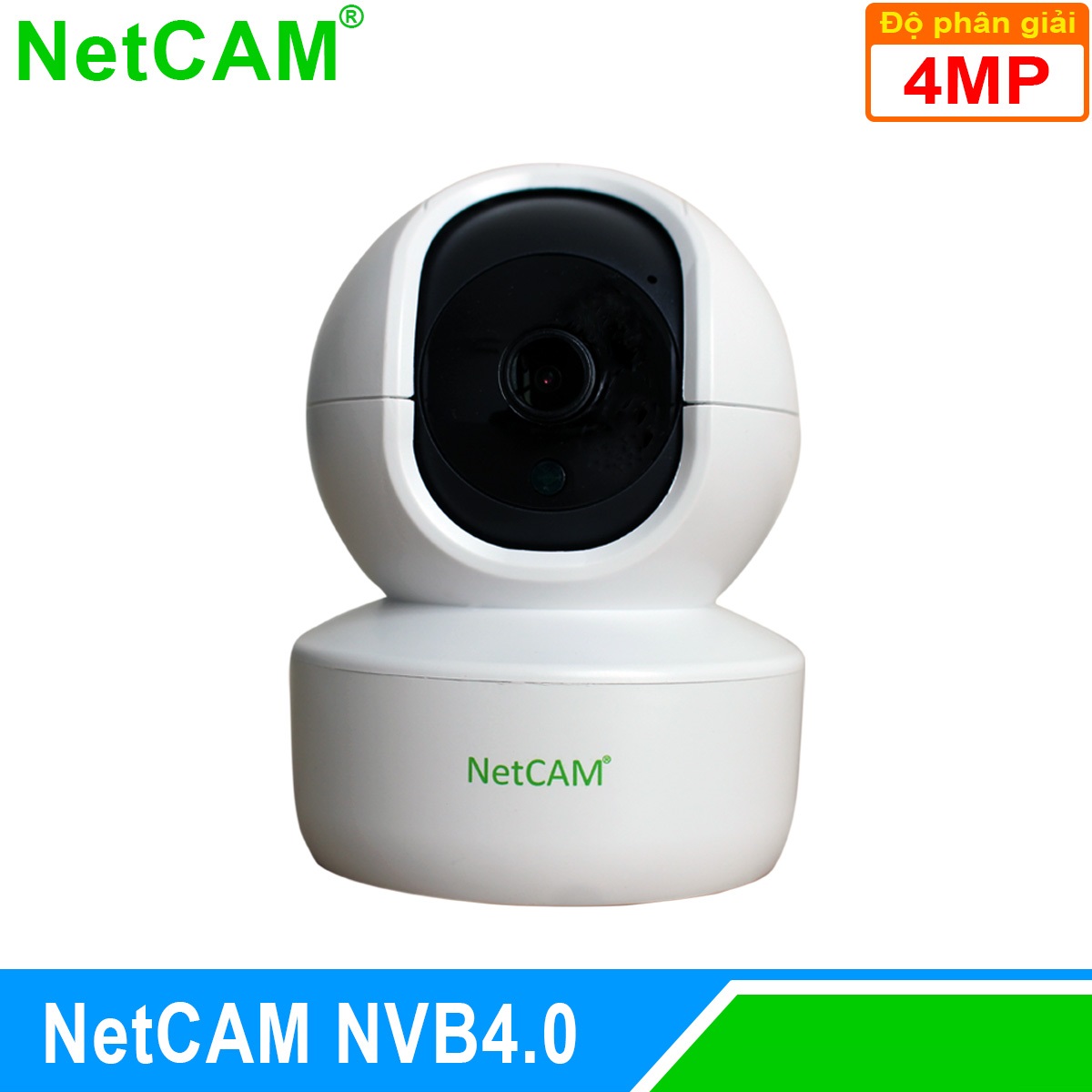 Camera IP wifi giám sát an ninh NetCAM NVB4.0, Độ phân giải 4.0MP - Hàng Chính Hãng