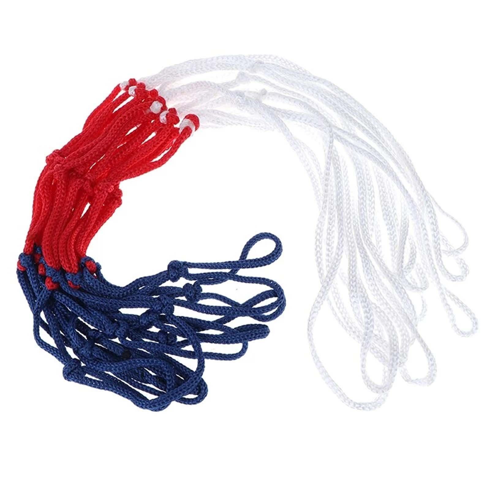 Basketball Net Replacement 12 Loops Basketball Hoop Basketball Court Equipment Net Mesh for Standard Basketball Sport
