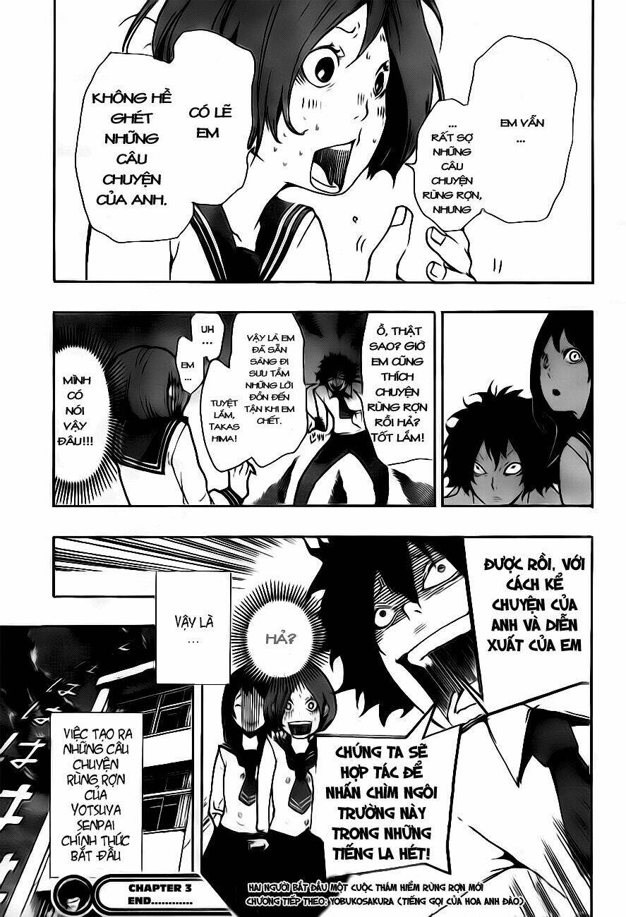 kiben gakuha, yotsuya senpai no kaidan chapter 3 22