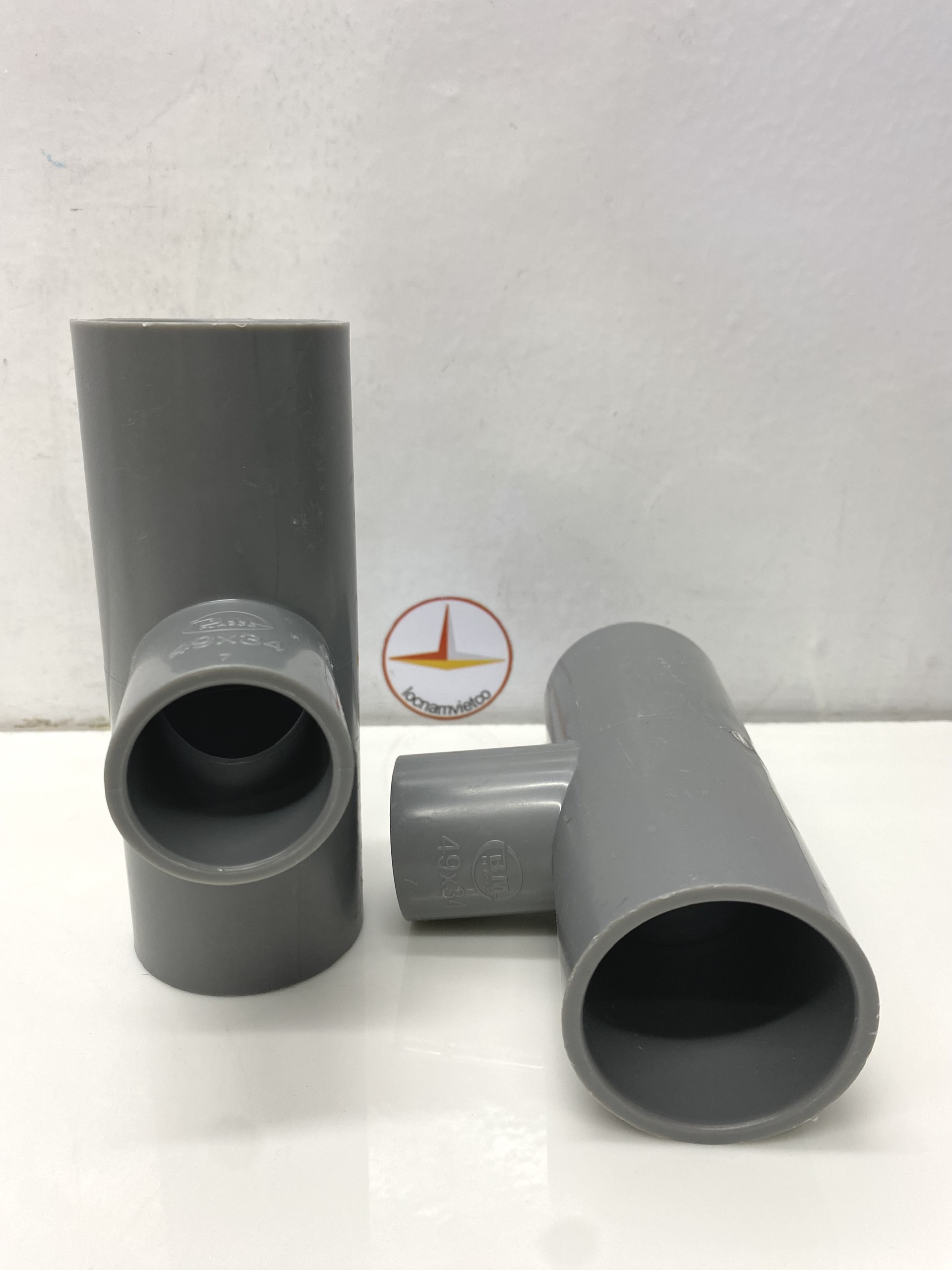 Tê giảm 49 x 34 nhựa PVC Bình Minh_T49x34