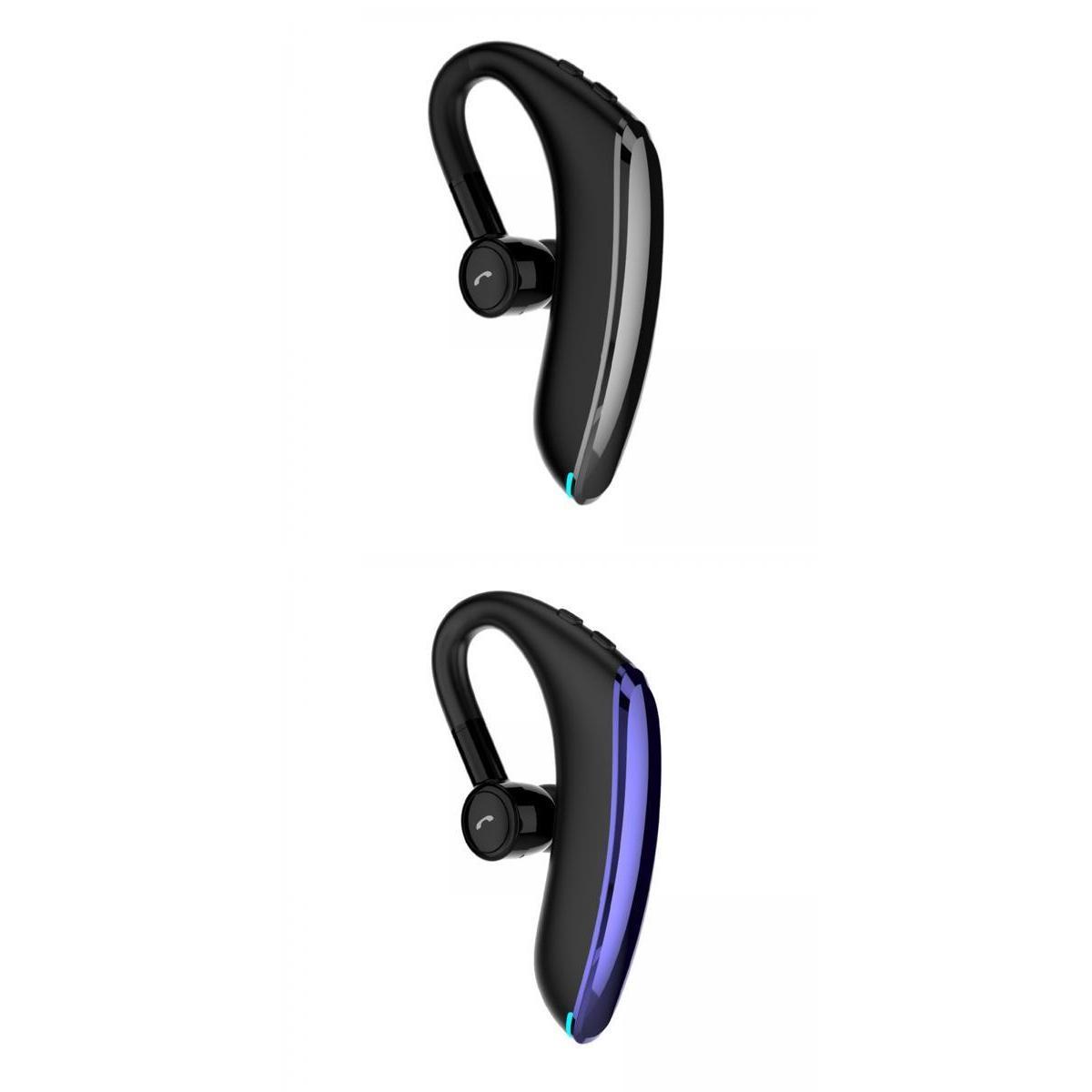 2 Pcs Bluetooth Earpiece Handsfree Headset Business Number Report Driving