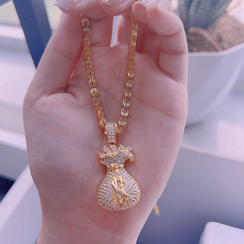 Dây chuyền đuôi phụng kèm mặt túi tiền