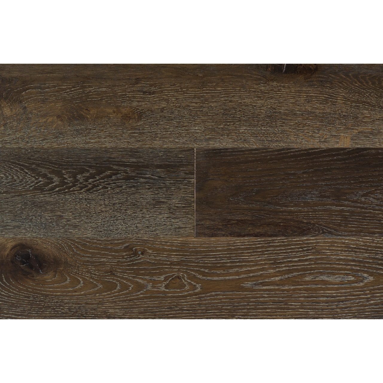 Sàn Gỗ Tự Nhiên  Sồi Engineered Ekogreen E6804 Oak London Dark Rustic