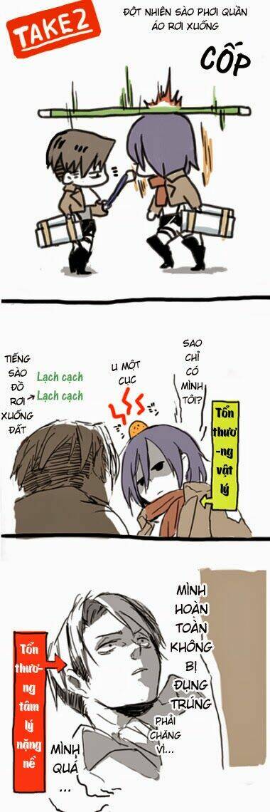 tấn công người khổng lồ - doujinshi lemi chapter 12 4