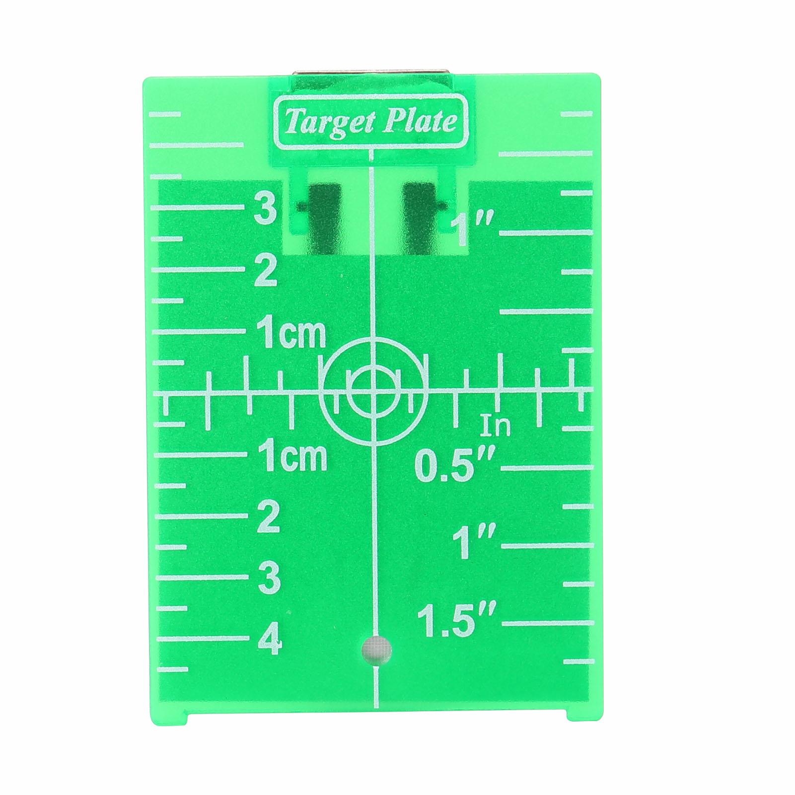 1 Pcs Plastics Laser Target Board Plate for Rotary Crossline Laser Level Distance Infrared Laser 2-line Level Meter to