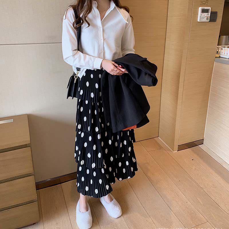 Áo sơ mi nữ tay dài màu trơn phong cách vintage