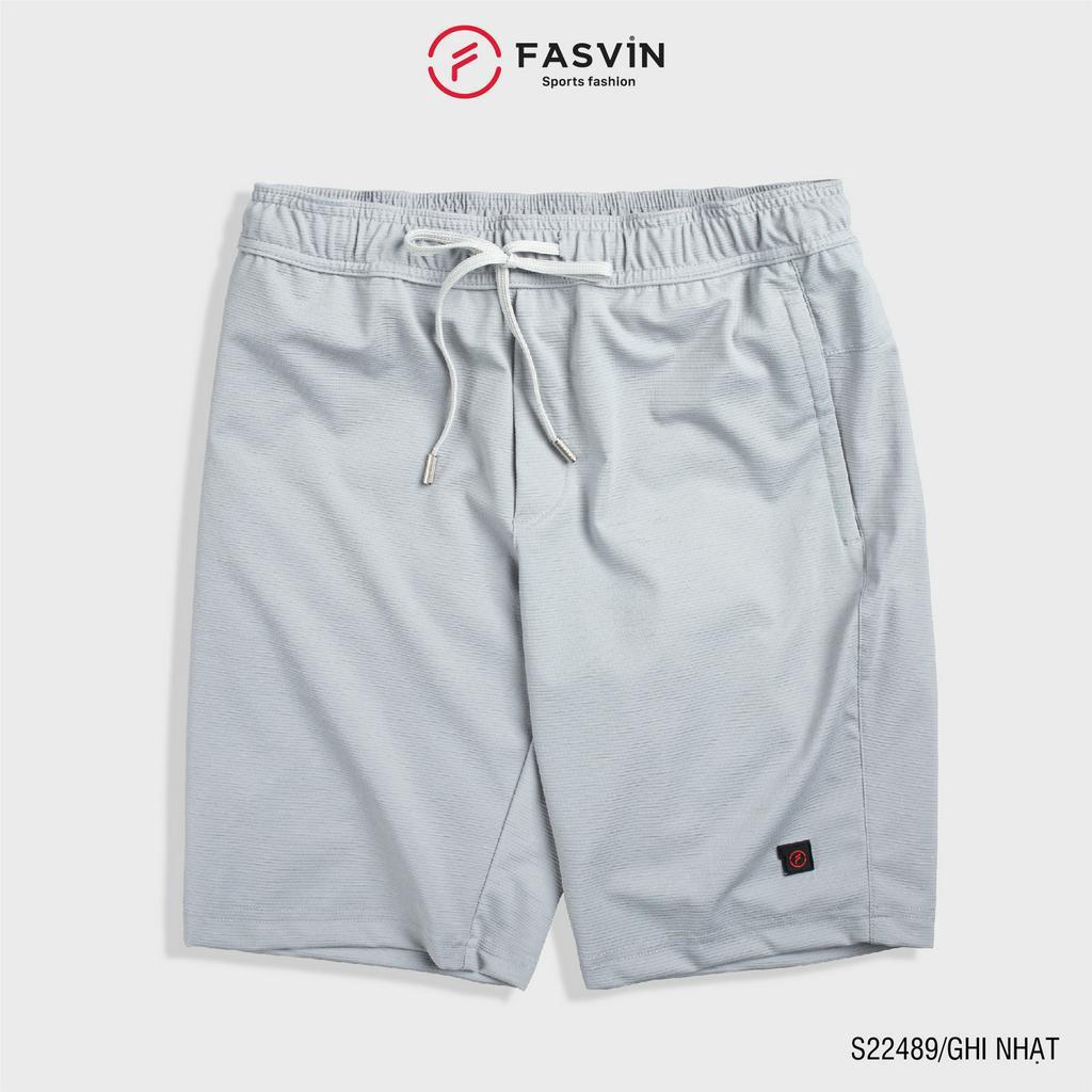 Quần Đùi Nam FASVIN Vải Gió Đẹp Hàng Nhà Máy Chất Lượng Cao Thể Thao Hay Mặc Nhà S22489.HN