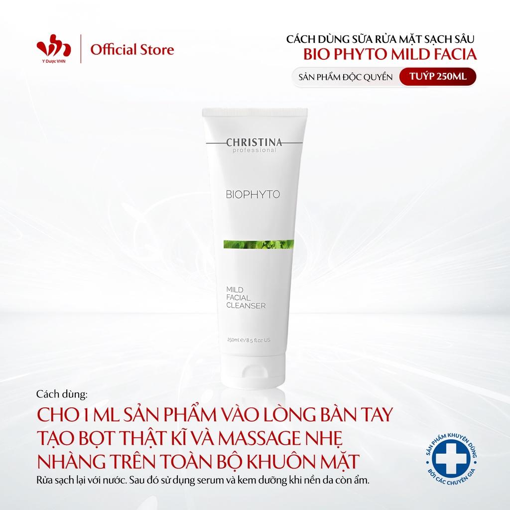 Sữa Rửa Mặt Sạch Sâu Bio Phyto Mild Facial Cleansser CHRISTINA Hỗ Trợ Làm Dịu Da Và Ngăn Ngừa Mụn 250ml/Lọ