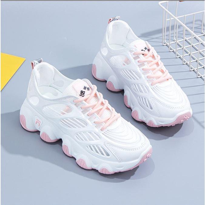 Xả kho hàng tồn giá rẻ giày thể thao nữ Giày sneaker nữ đế cao mềm ULzzang sneaker