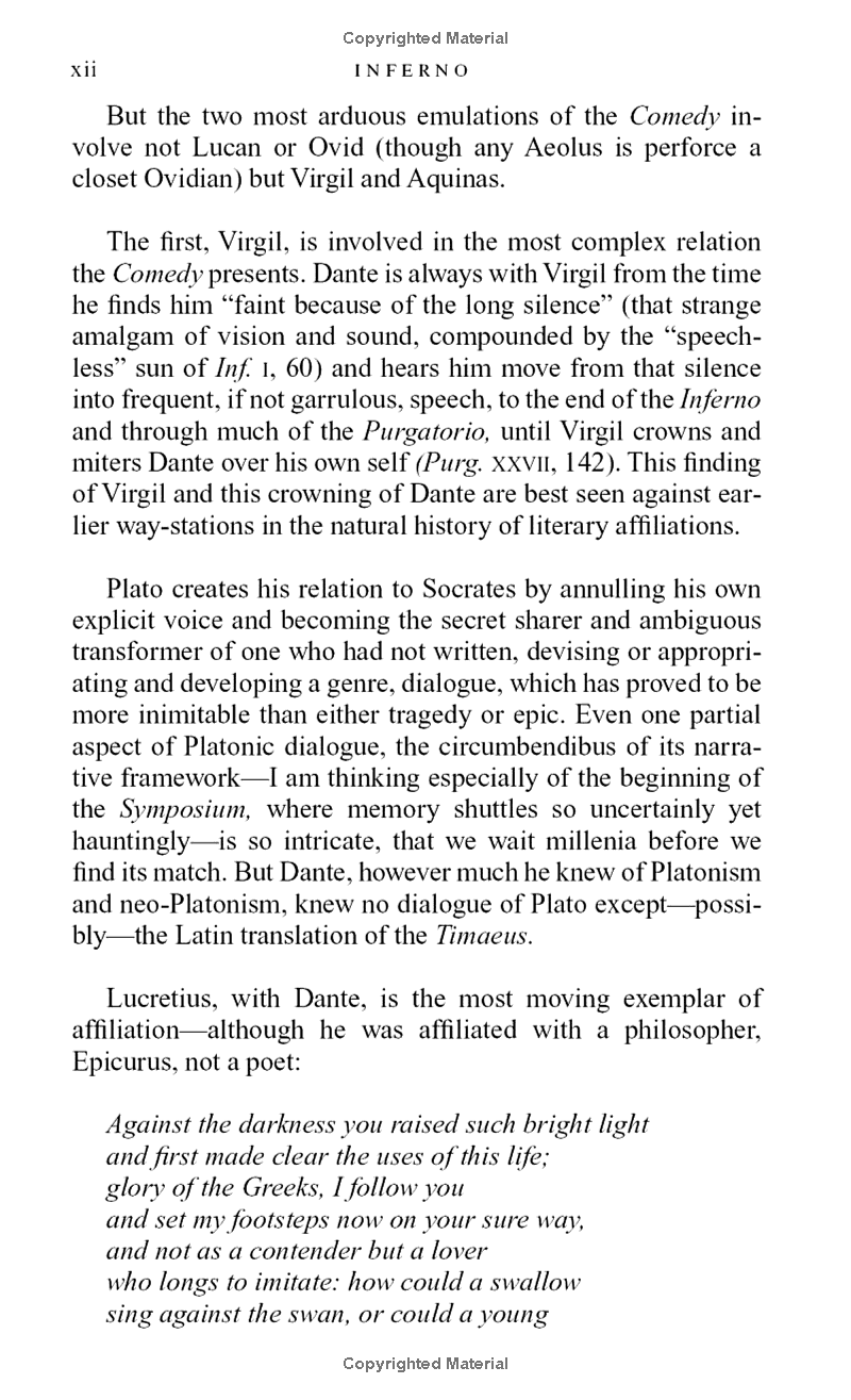 Inferno: The Divine Comedy Of Dante Alighieri