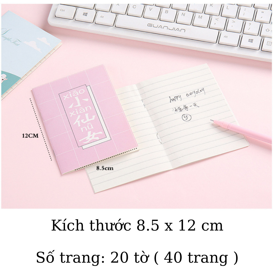 Sổ Tay Mini Dễ Thương, Shop Giao Ngẫu Nhiên