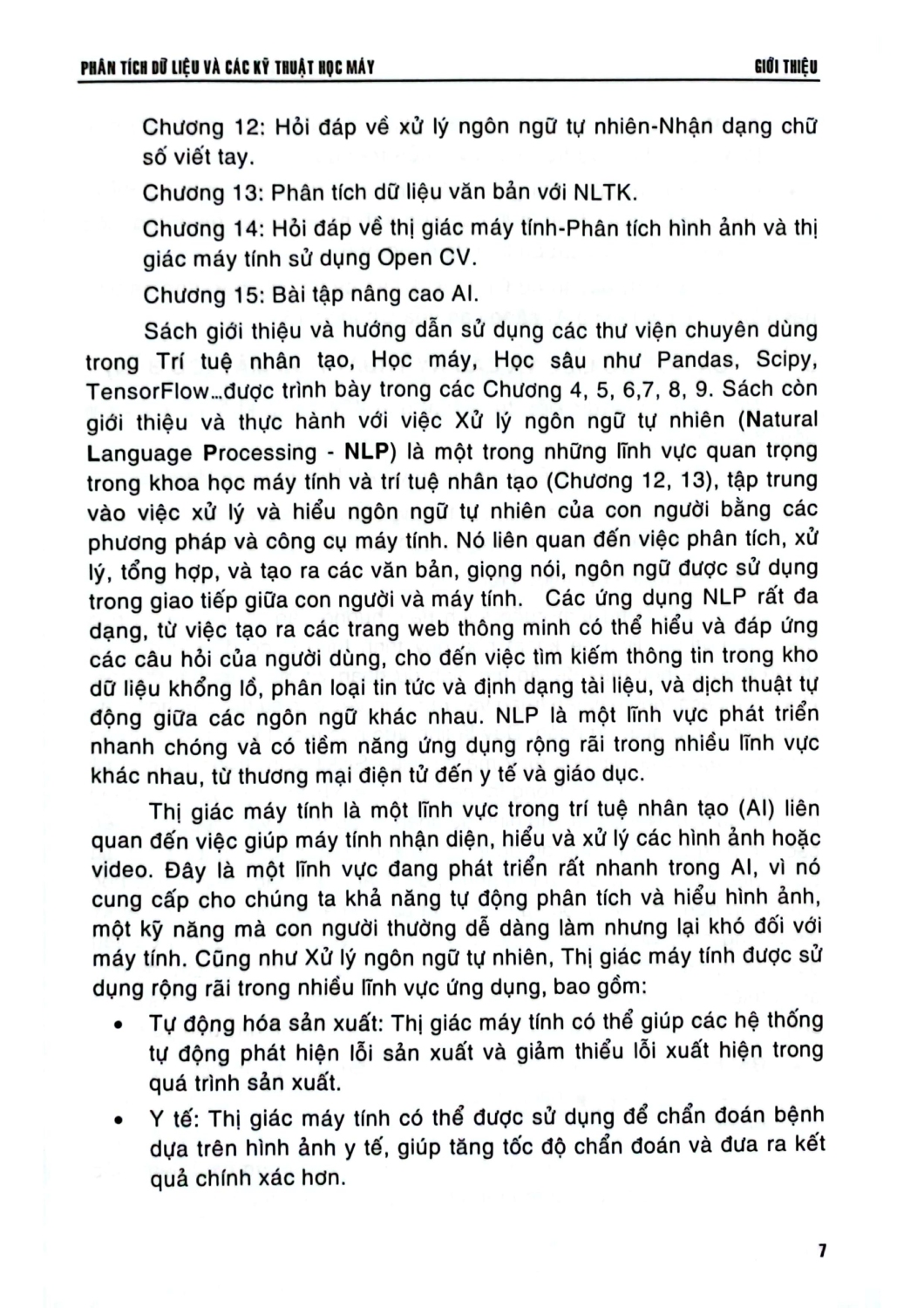 Phân Tích Dữ Liệu Và Các Kỹ Thuật Học Máy -STK